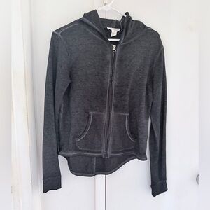 Gray Zip-Up Hoodie